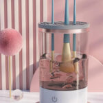 🧴⚡Limpiador Automático de Pinceles de Maquillaje con Esterilización UV | ¡Deja tus pinceles limpios y listos para usar en segundos!🪄🫧 - Imagen 3