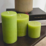 VELA THIAN VERDE 7cm - Imagen 2