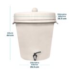 Ecofiltro Purificador. Dispensador y Filtro de Agua Cerámica Grande (20 L) - Imagen 49