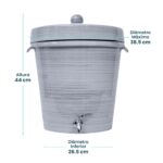 Ecofiltro Purificador. Dispensador y Filtro de Agua Cerámica Grande (20 L) - Imagen 39