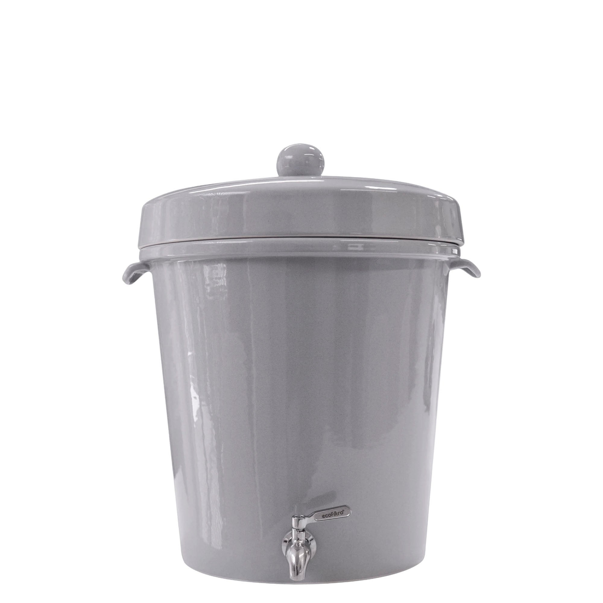 EF_SEP24_Ceramica-20L_Gris_01_Product-Image_2000x2000_4794121a-0204-42f9-a22a-ffc1b7c90a98.jpg Ecofiltro Purificador. Dispensador y Filtro de Agua Cerámica Grande (20 L) - Imagen 1