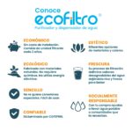 Ecofiltro Purificador. Dispensador y Filtro de Agua Cerámica Grande (20 L) - Imagen 16