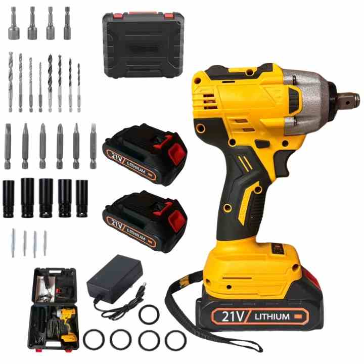 Llave_de_impacto_Imagen_1_xD_cleanup_11zon.jpg Taladro Llave De Impacto Inalámbrica y Eléctrica con 2 Baterías SimpleWork™ - Imagen 1